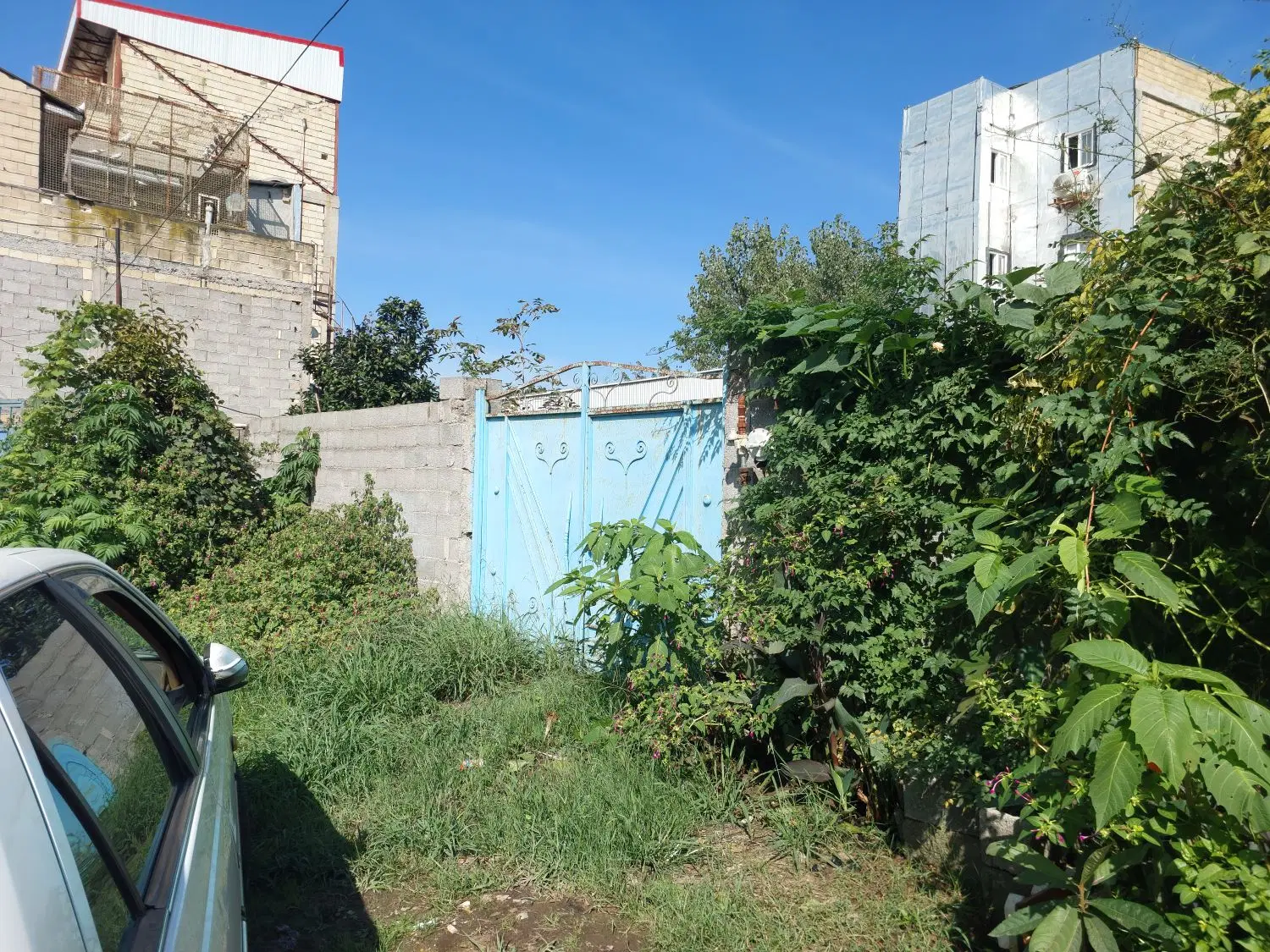 زمین‌۲۰۰متری‌‌با‌سند‌تک‌برگ‌‌‌‌‌‌ودور‌دیوار