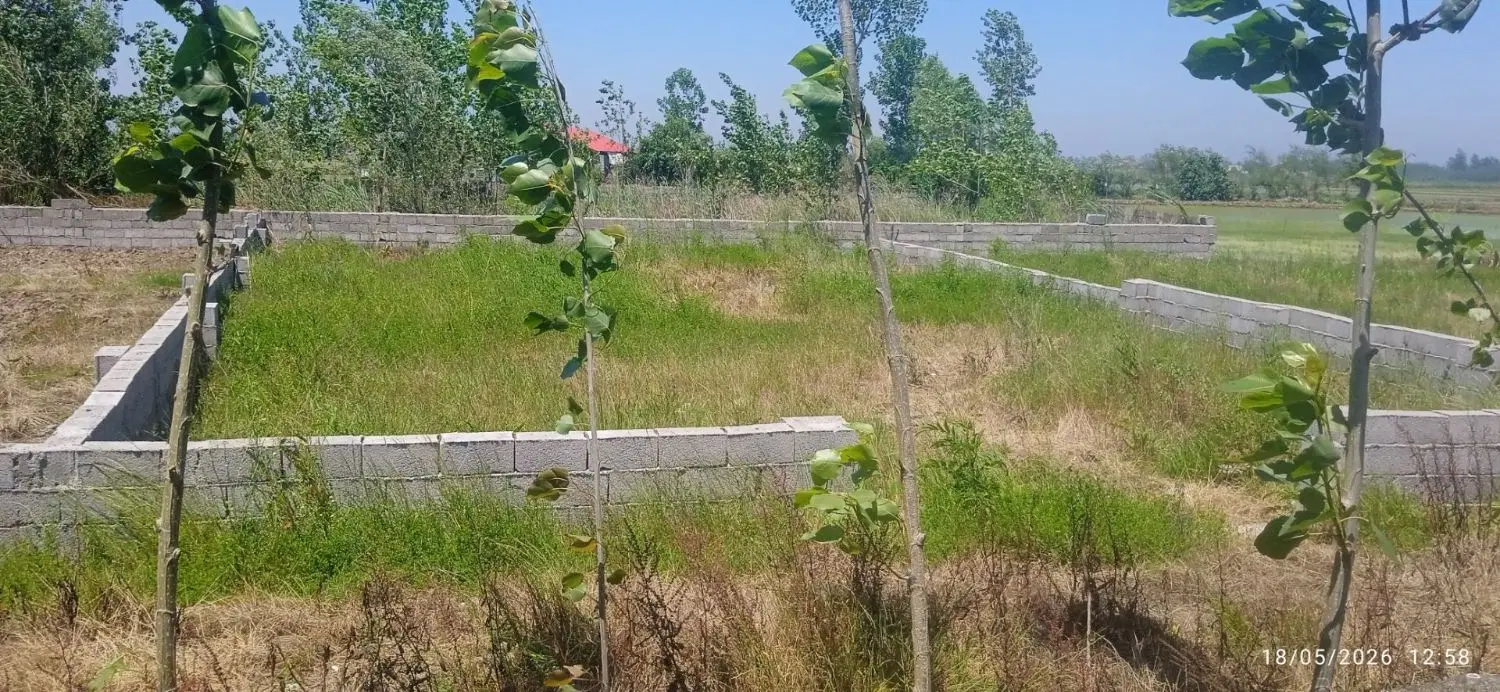 ۲۷۰متر زمین  مسکونی آماده ساخت