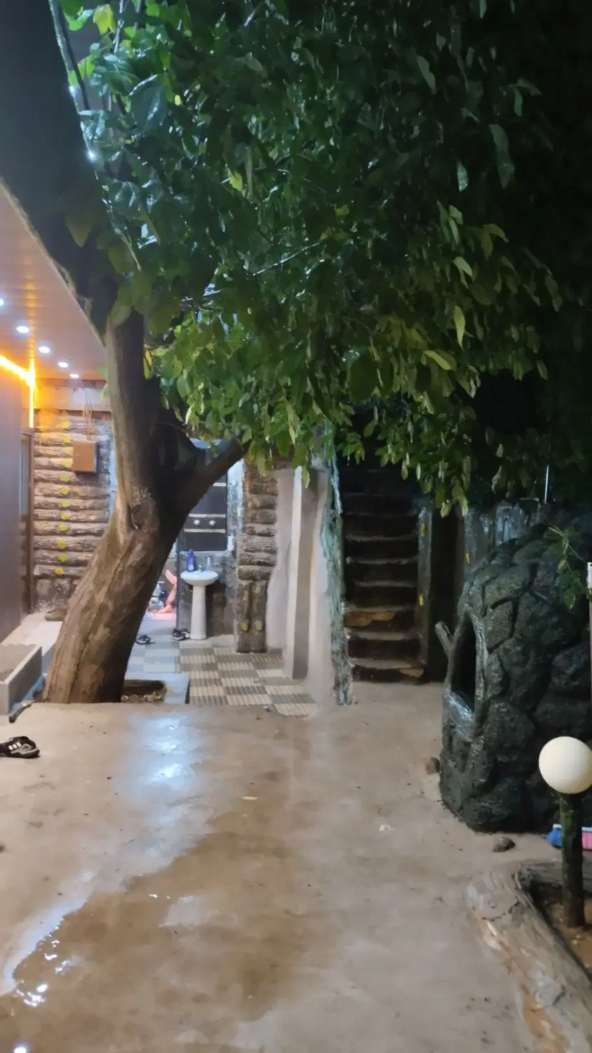 کافه باغ اجاره ای تنگ مهریان