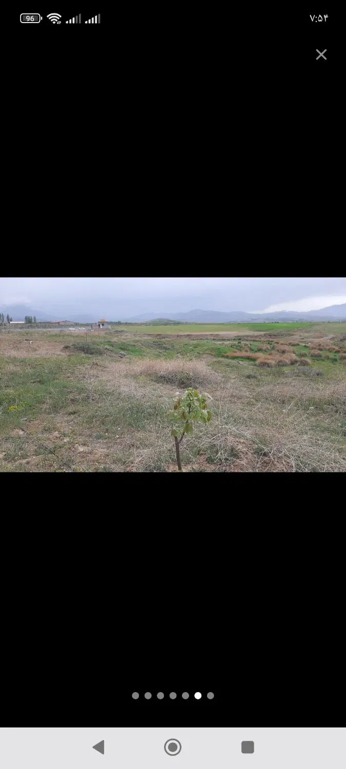 پانصد متر زمین باغی