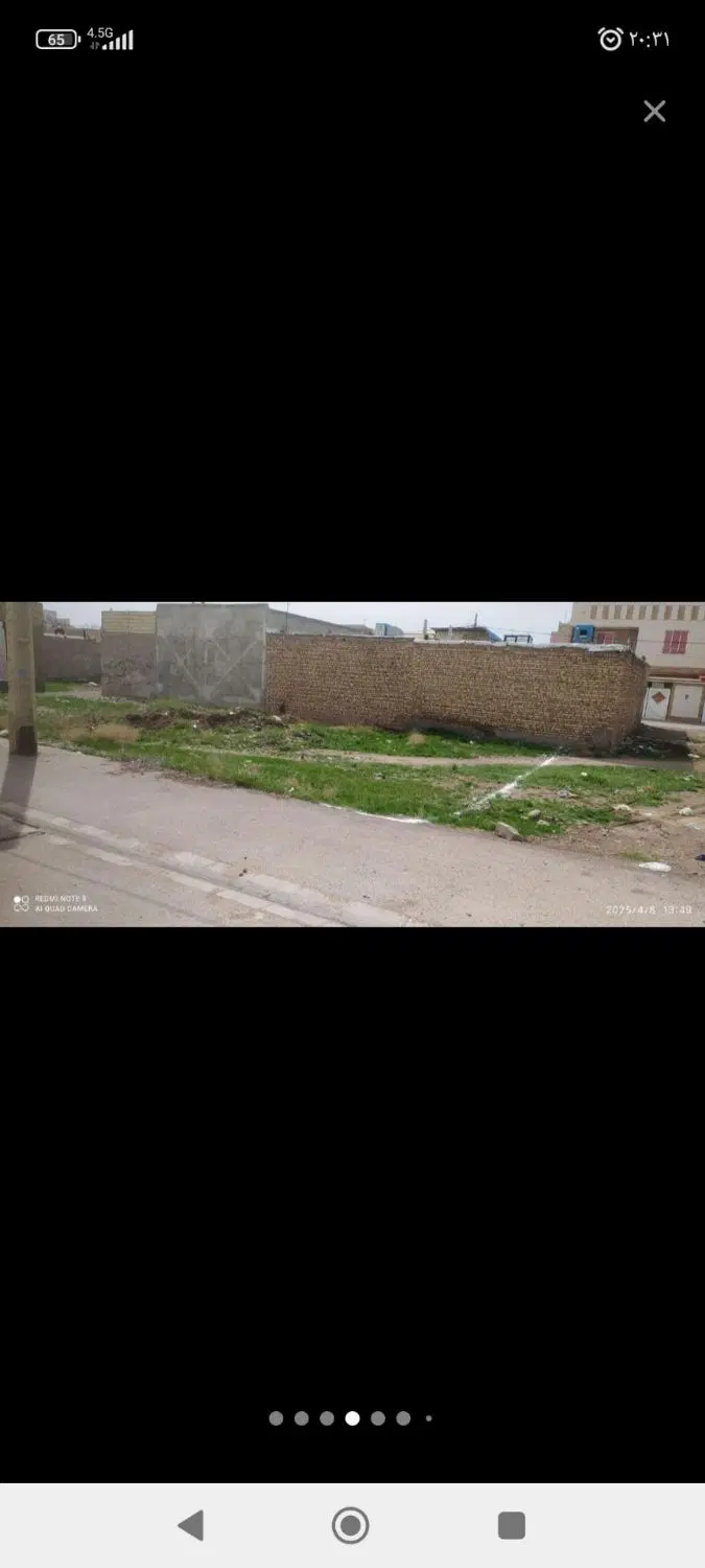 زمین مسکونی قولنامه ای 131 متر