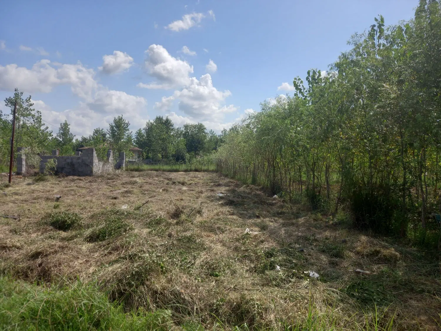 580 متر زمین مسکونی دو بر روستای سقالکسار شهر رشت