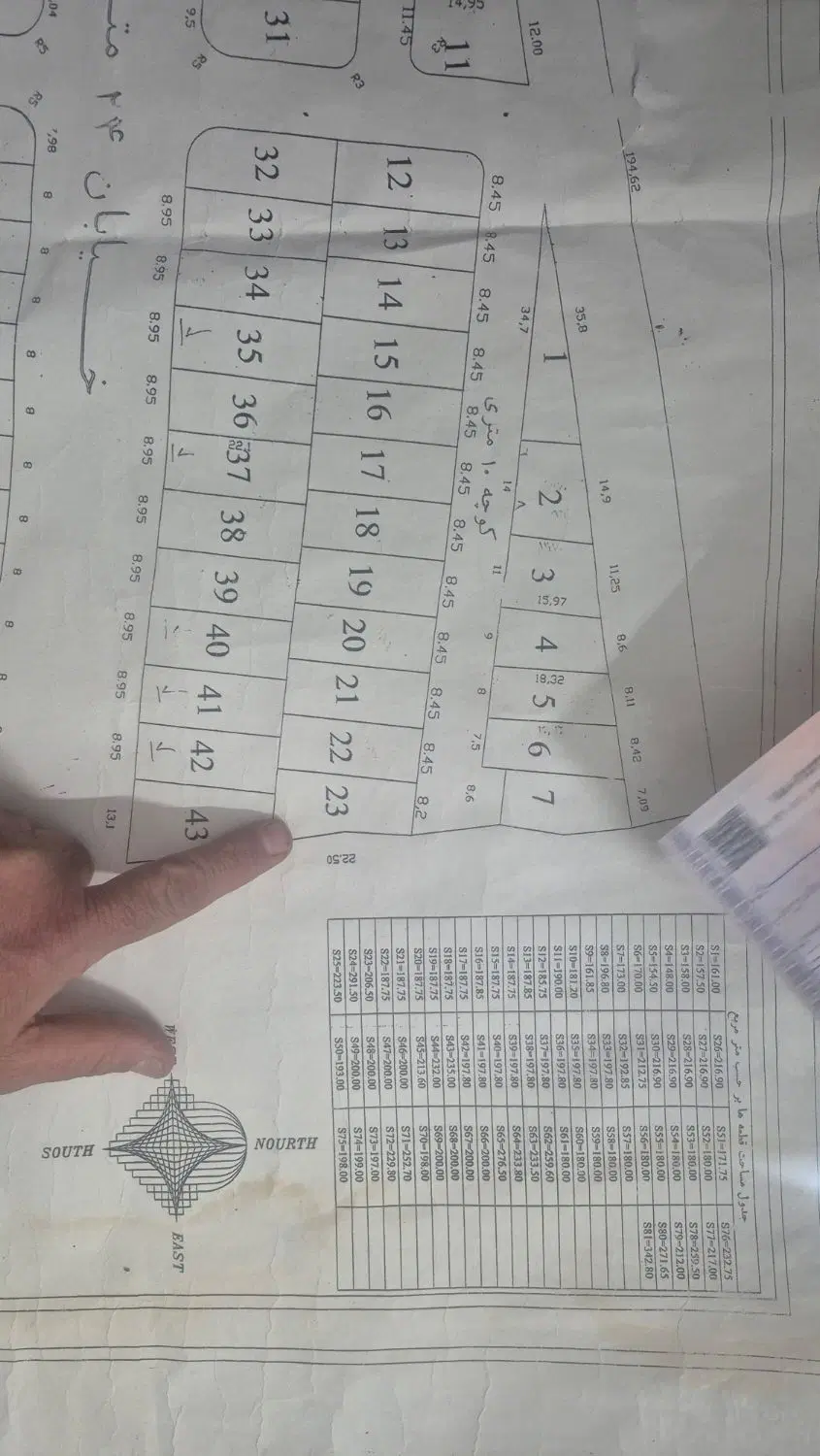 زمین ۲۰۷ متر مسکونی