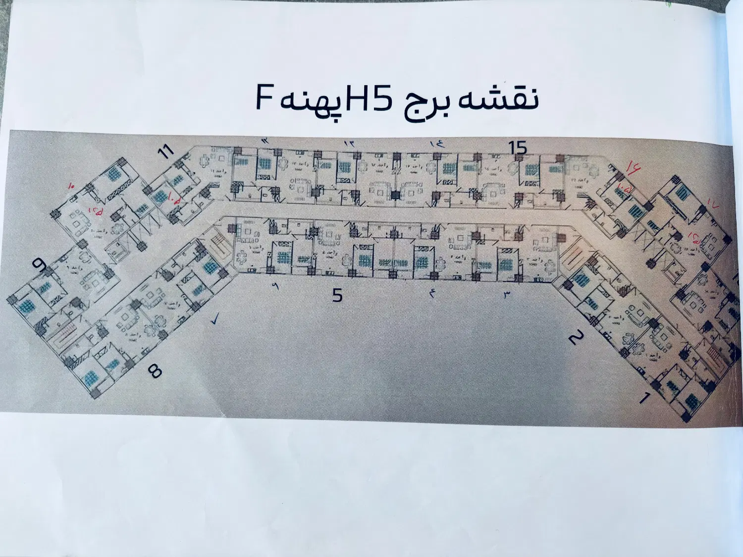 صد متری H5_ تسویه کامل_ طبقات آخر_ ویو باغ