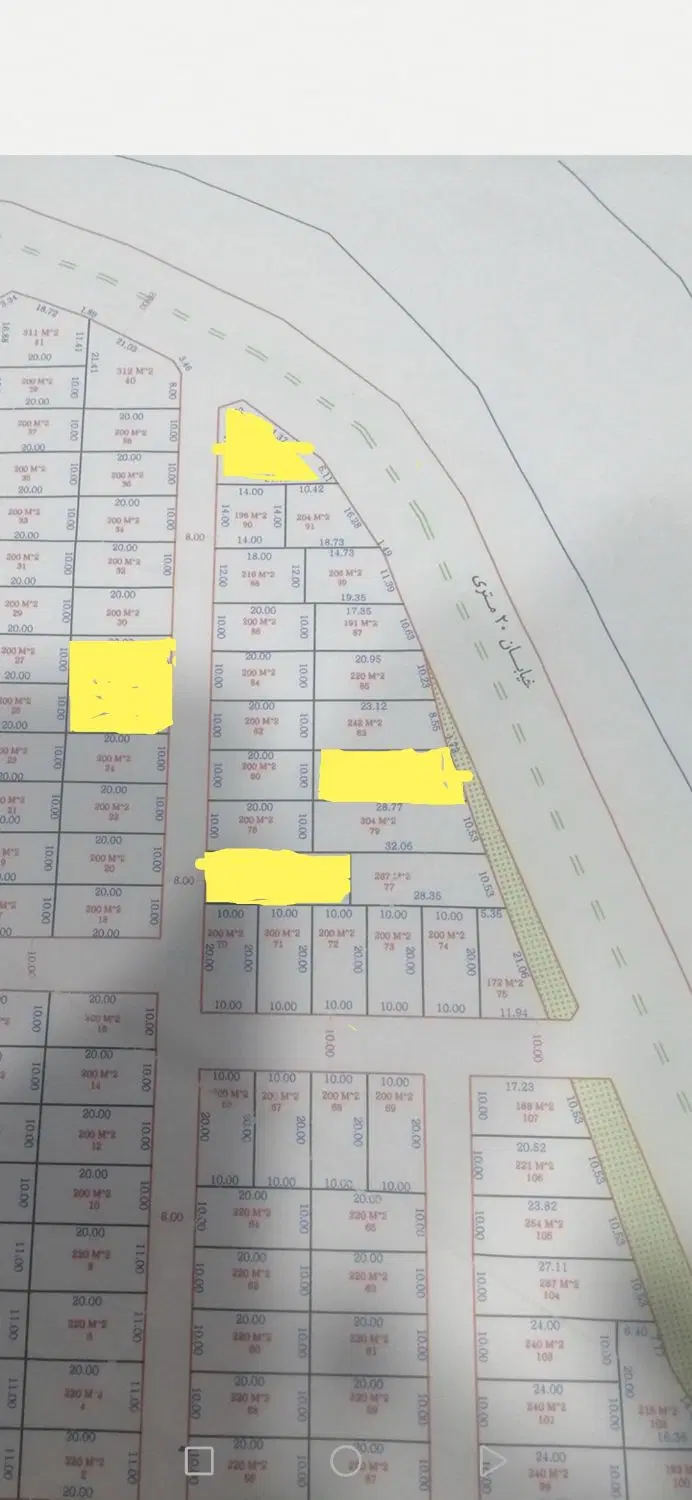 270 متر زمین پشت دره