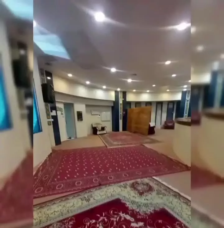 حسینیه ومسجد اسکان زائرفقط کاروان اتاق نداریم