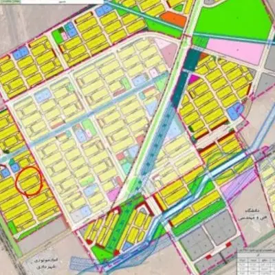 زمین جوانی جمعیت سه فرزندی کنارپارکینگ شهرداری