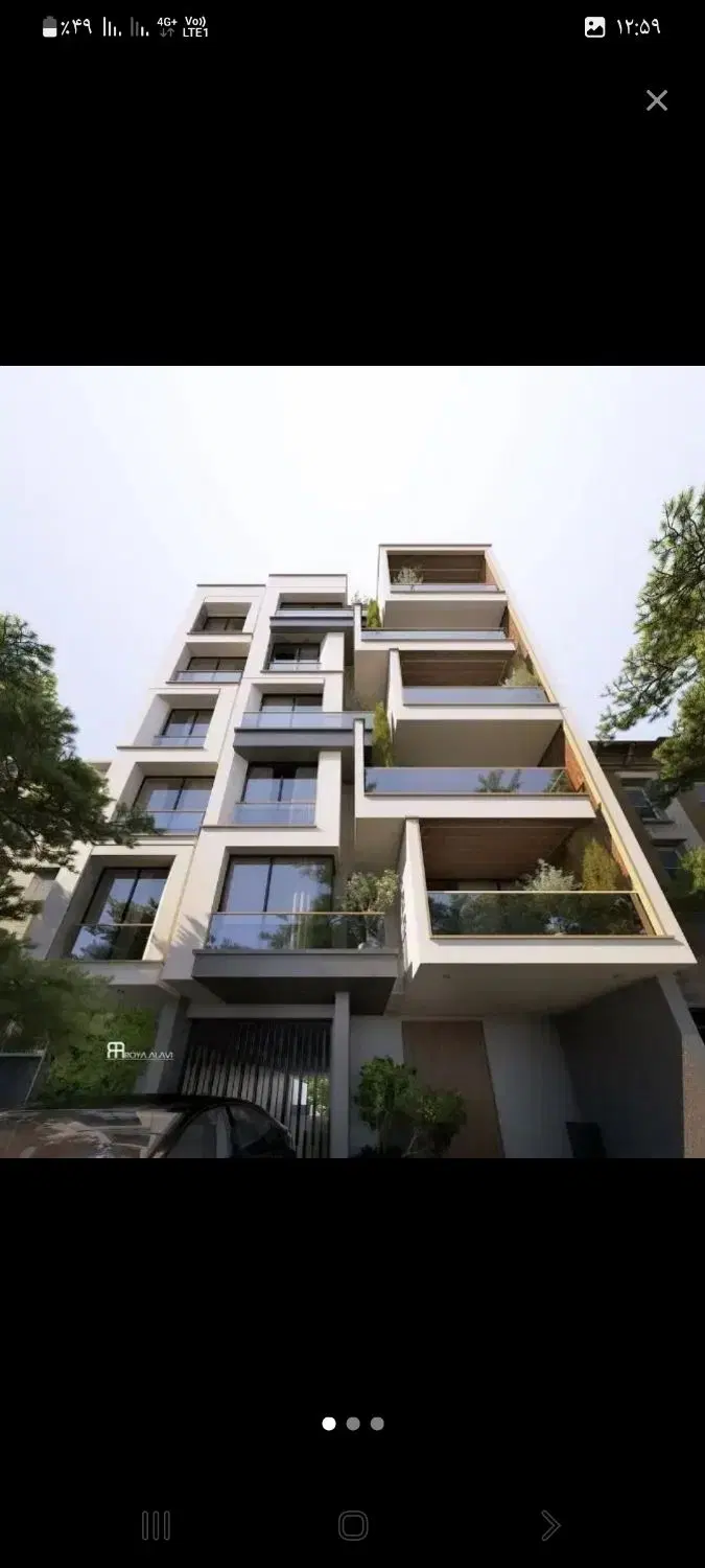 عمارت ۱۸۵متری در خیابانهای بالای بلوک ۲