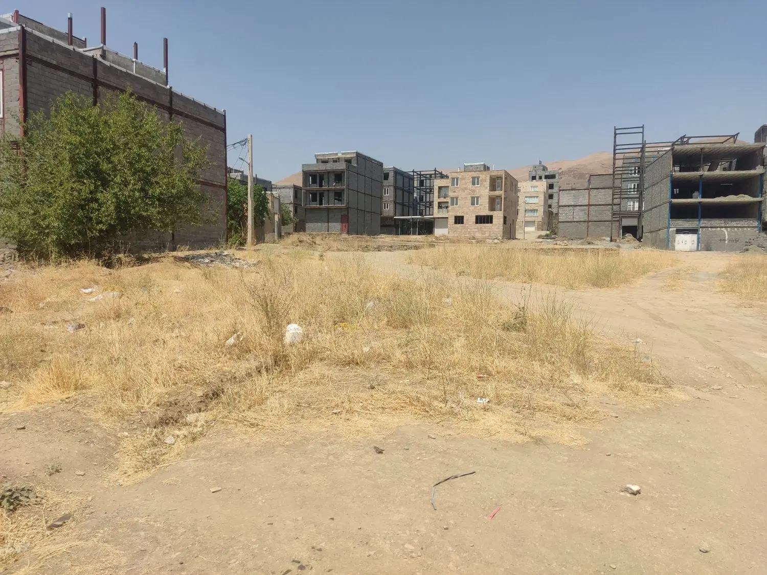 زمین  حسن آباد 170 متر جنوبی