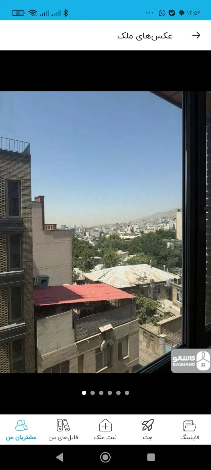 نیاوران جمشیدیه ۶۰تک خوابه تک واحدی غرق نور