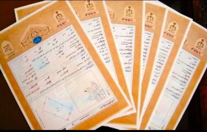 زمین ملکی دونبش سند تک برگ