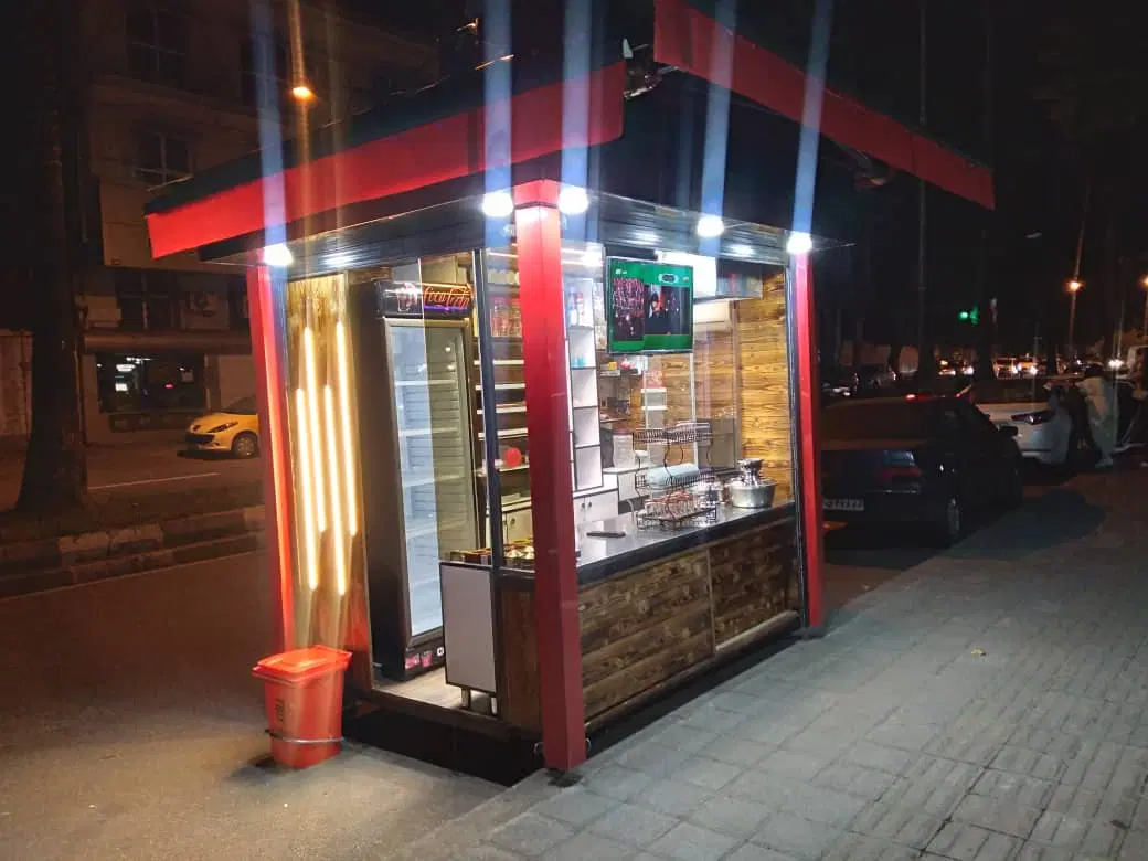 فروش دکه زیبا استفاده نشده اک تمیز صفر