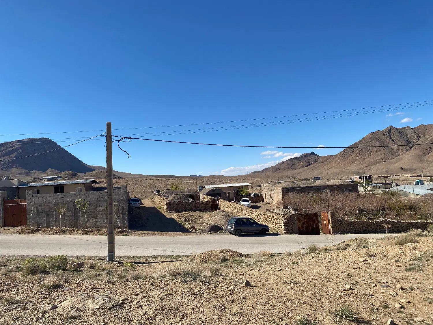 زمین روستای چاه کنوئیه