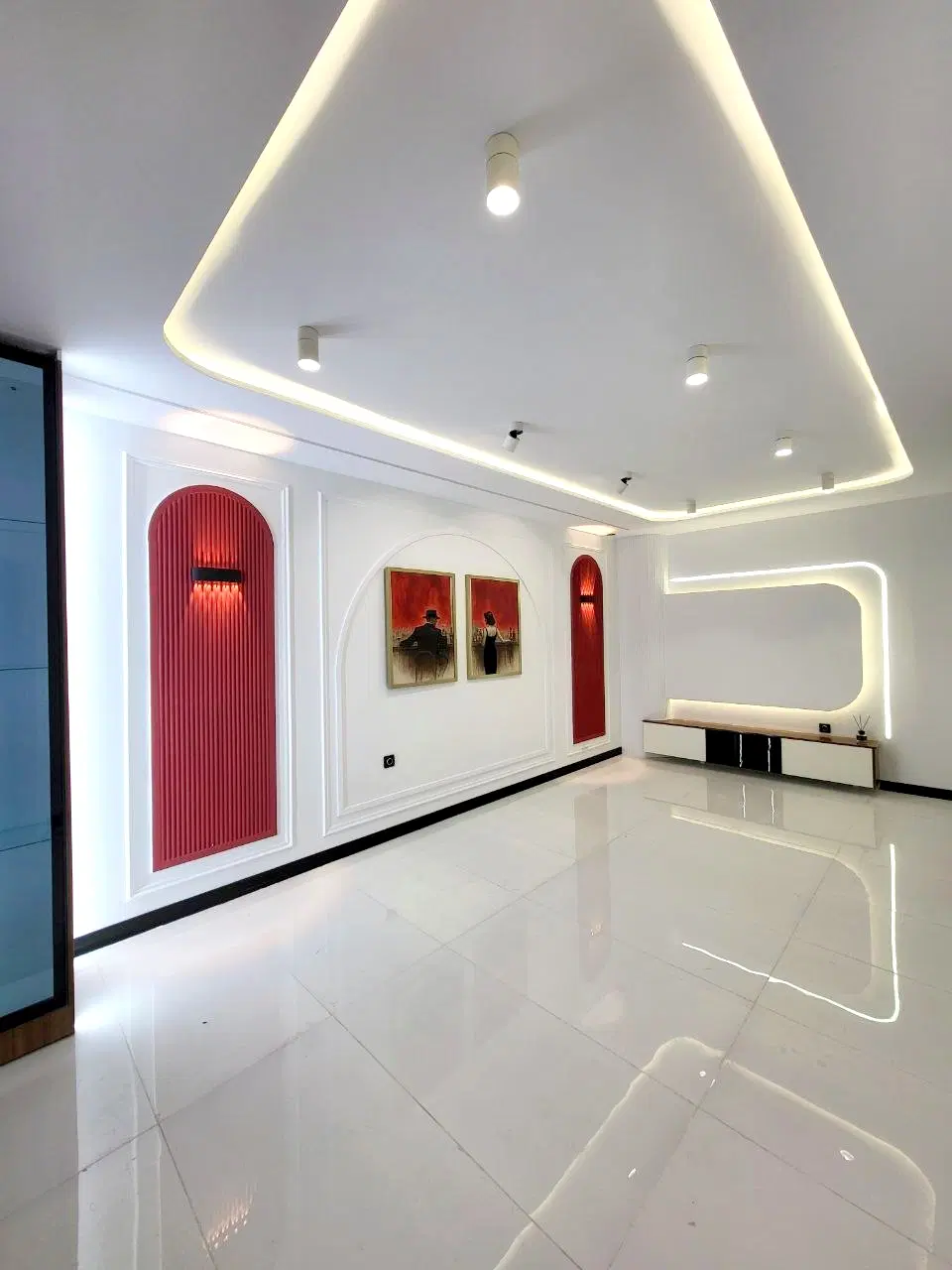 ۵۰مترنقلی عروس دامادی+پارکینگ سندی+فول دیزاین