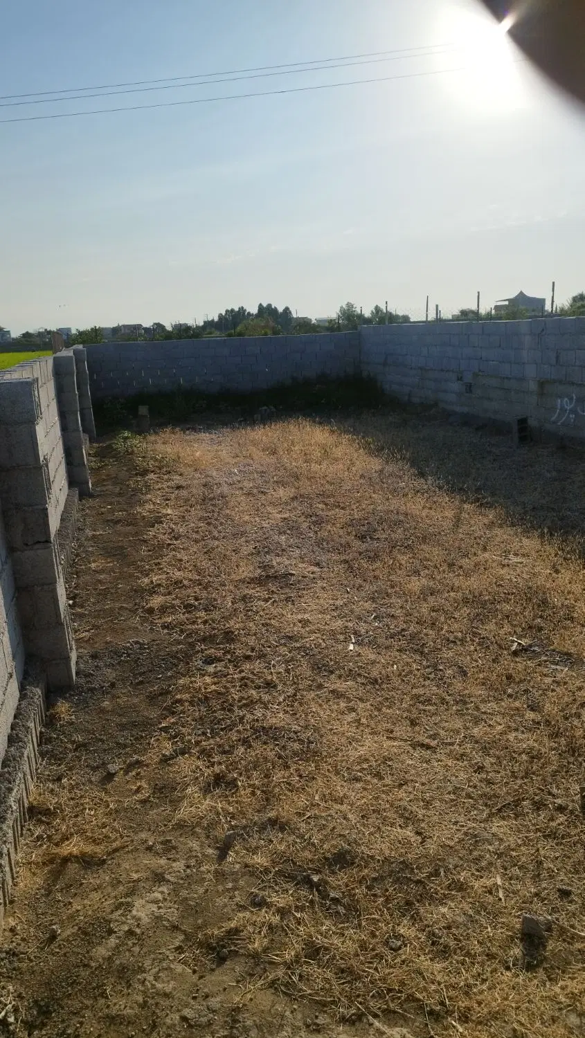 زمین خونه باغی ۱۱۲متری ساحلی بهنمیر