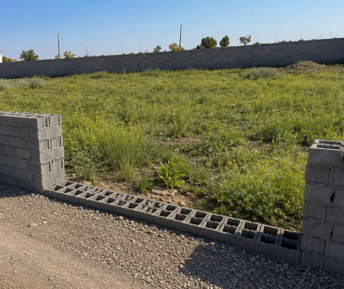 زمین باغچه‌ با سند