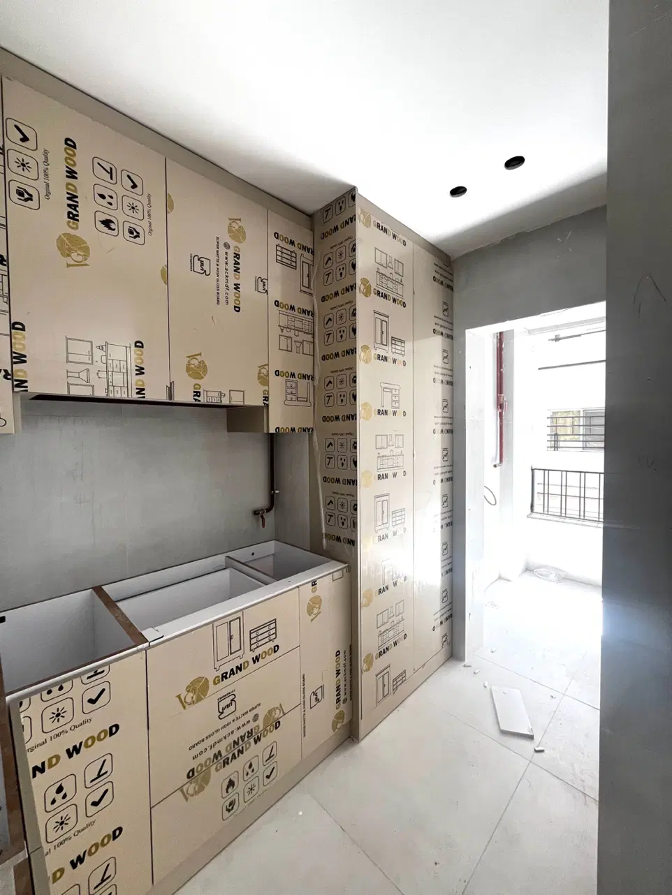 آپارتمان نوساز ۱۱۵ متر_مطبخ_۲ خواب_شهرک بهشتی