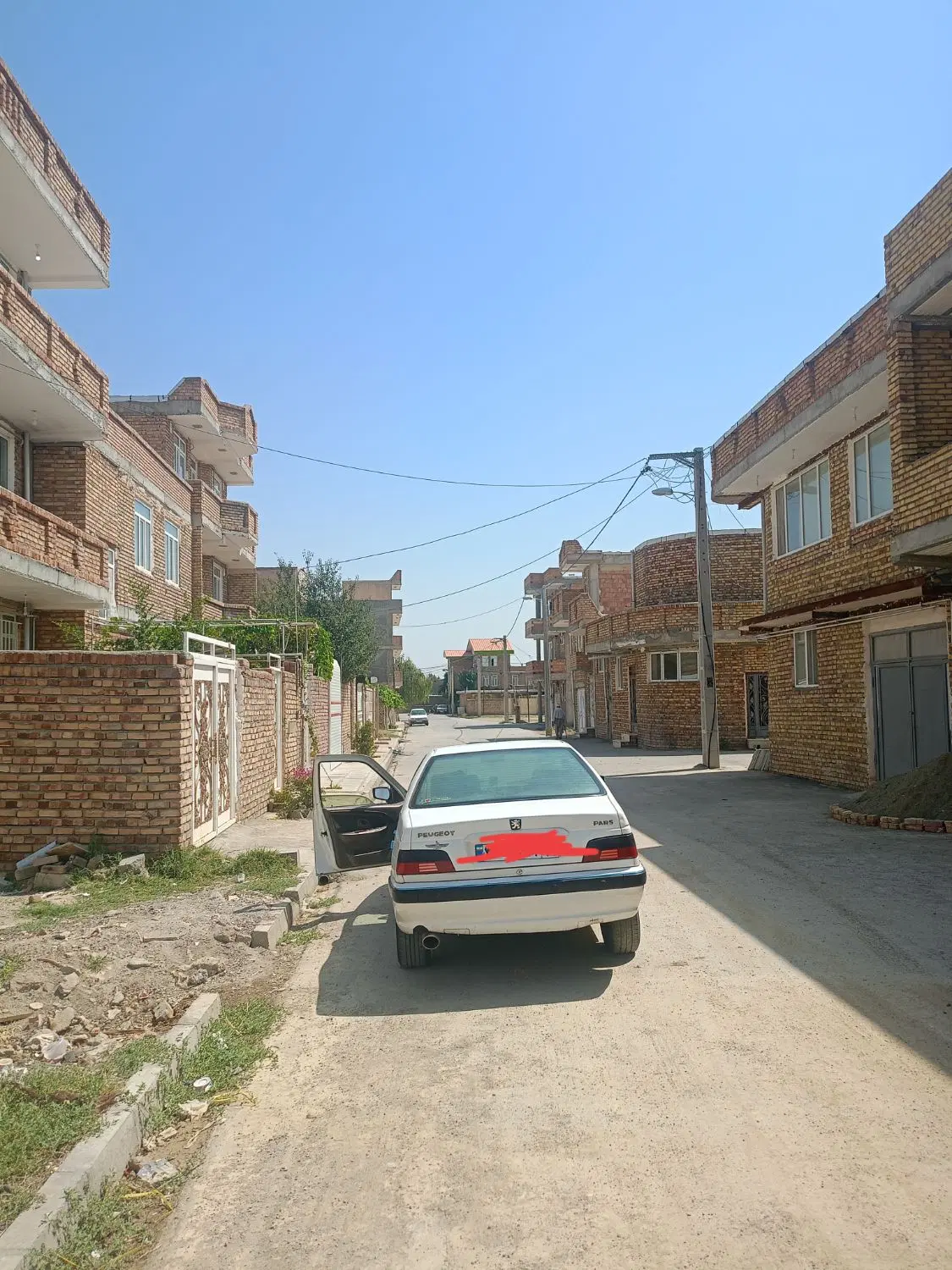 زمین در نوشین شهر کوچه یاقوت پشت پاسگاه