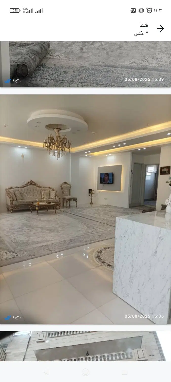 واحد فول نوساز110متری امیریه