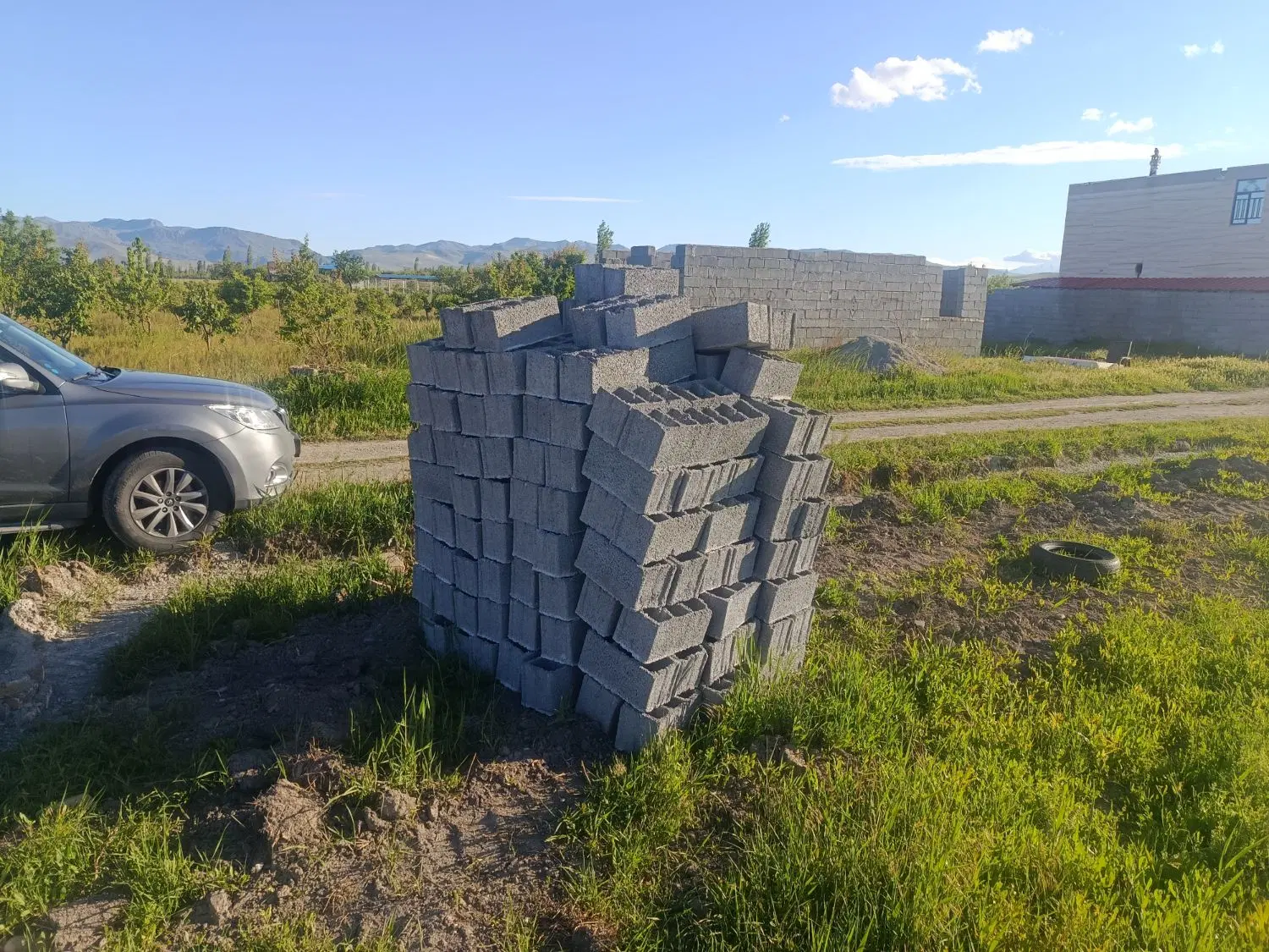 1225زمین زراعی با آب وبرق  درشمس حاجیان
