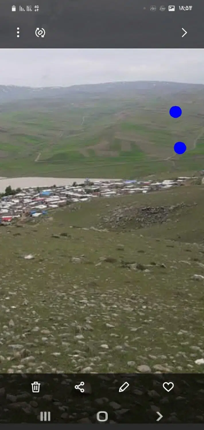 زمین گشاورزی اهرروستای اورنگ