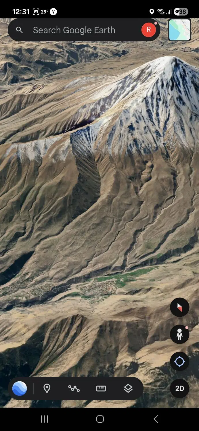 زمین چهار دیواری در روستای اطراف آمل