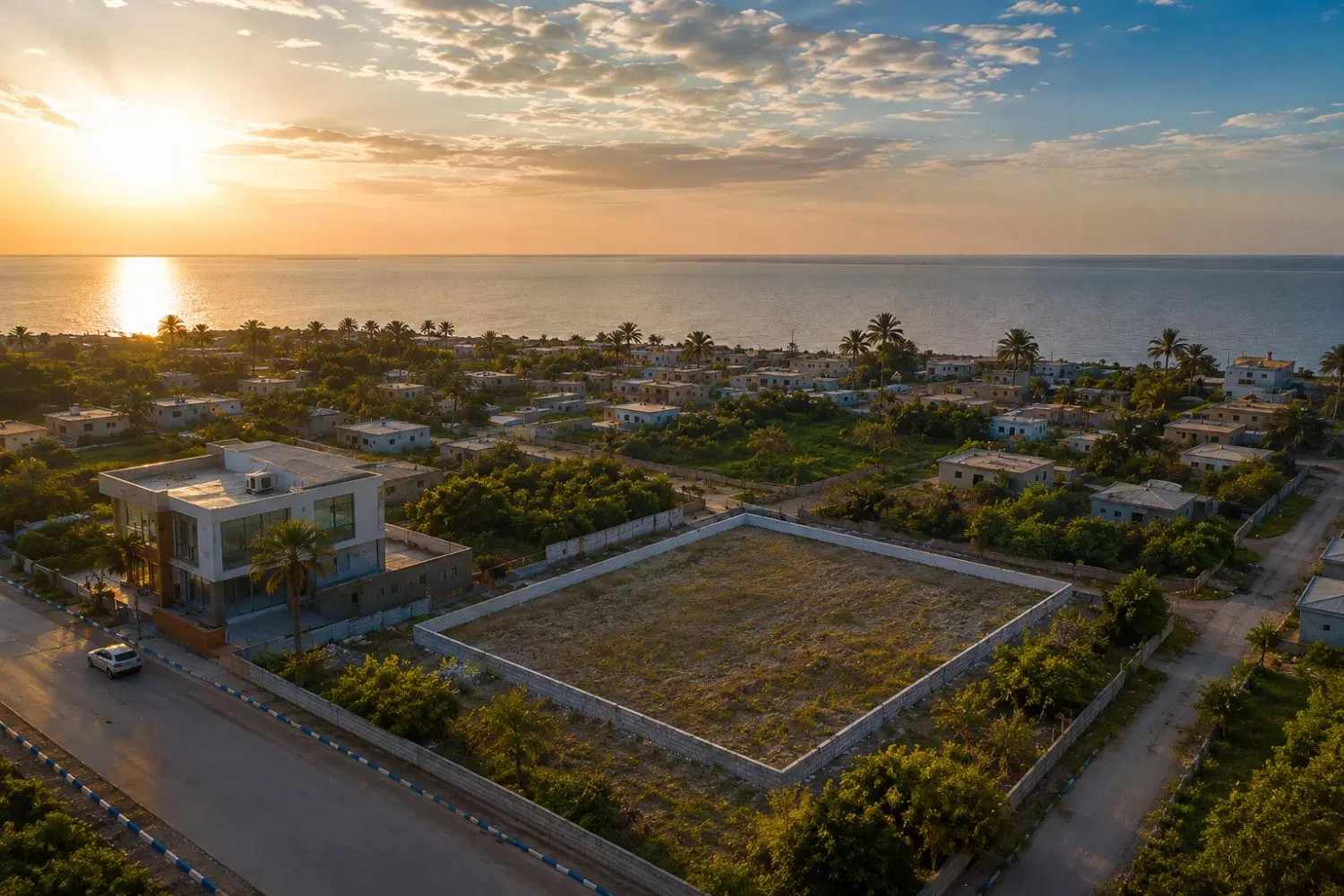 زمین اروندکنار بر خیابان بانک صادرات