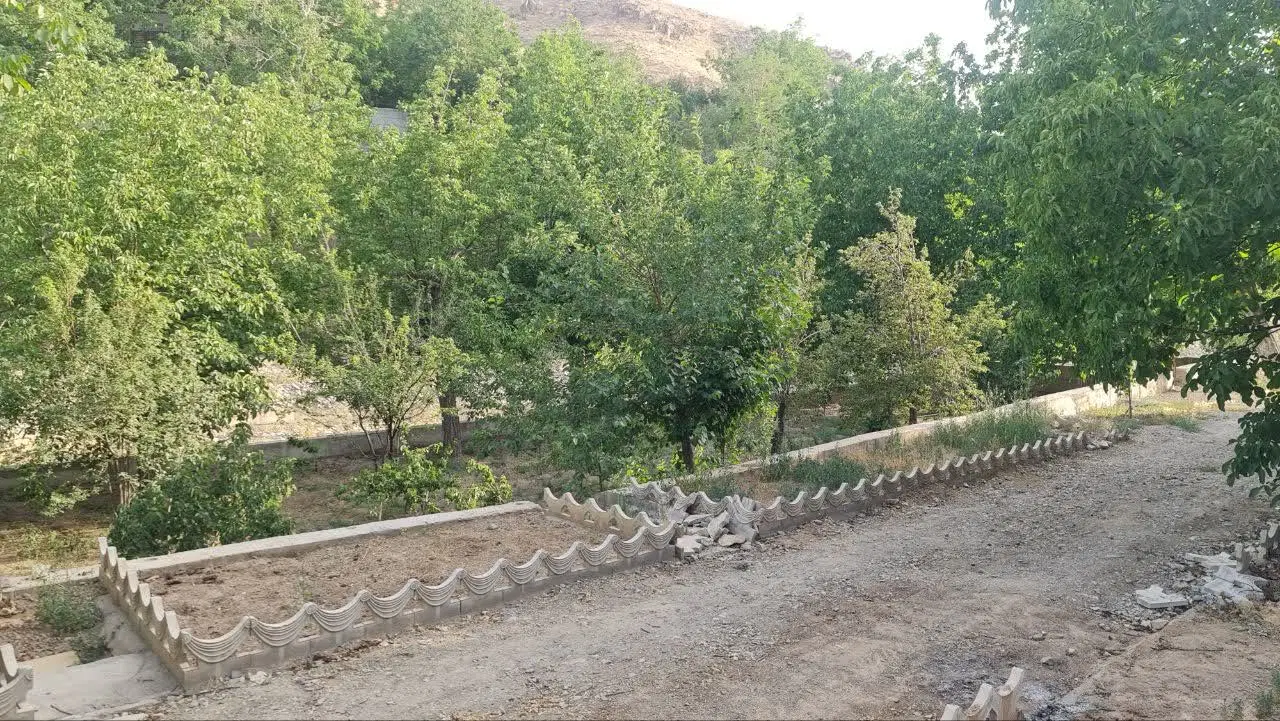 باغ ویلا ۱۲۰۰ متر روستای قاهان