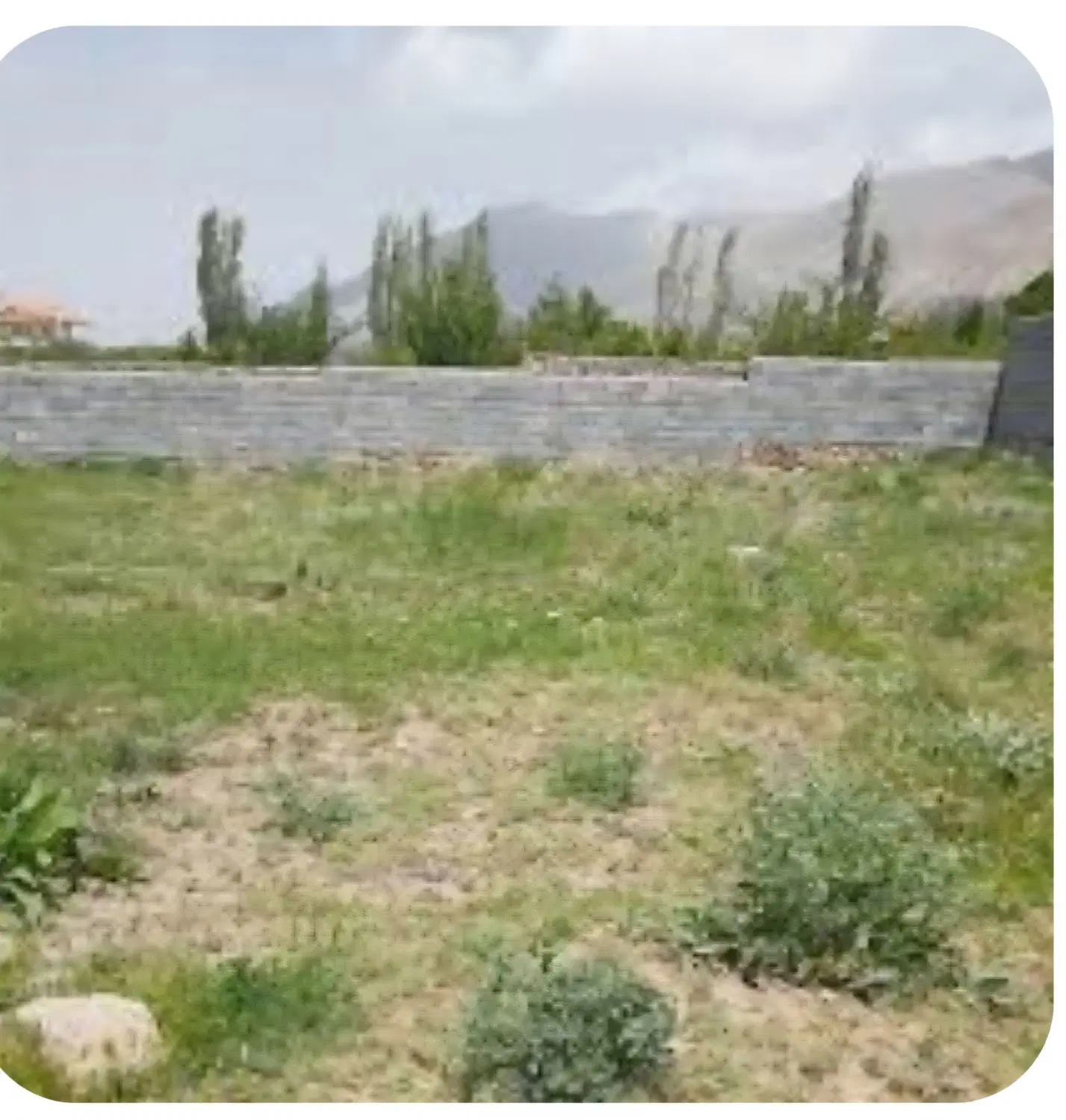 یک قطعه زمین به متراژ 400 متر مربع