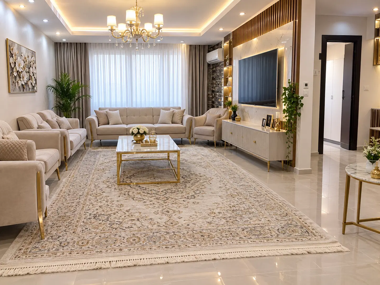 ۹۸ متر خطی رو به نما در تاپ لوکیشن زنبق