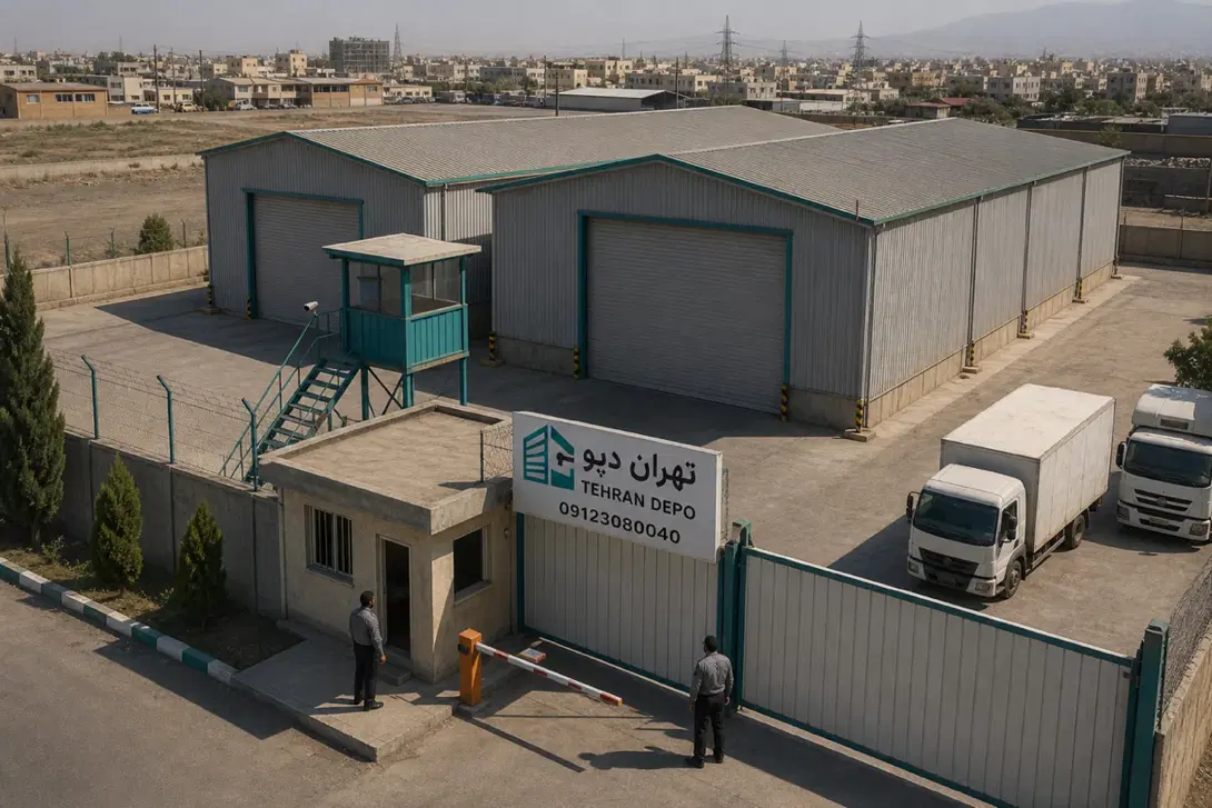 اجاره انبار شخصی داخل سوله کانتینری بابیمه ونگهبان
