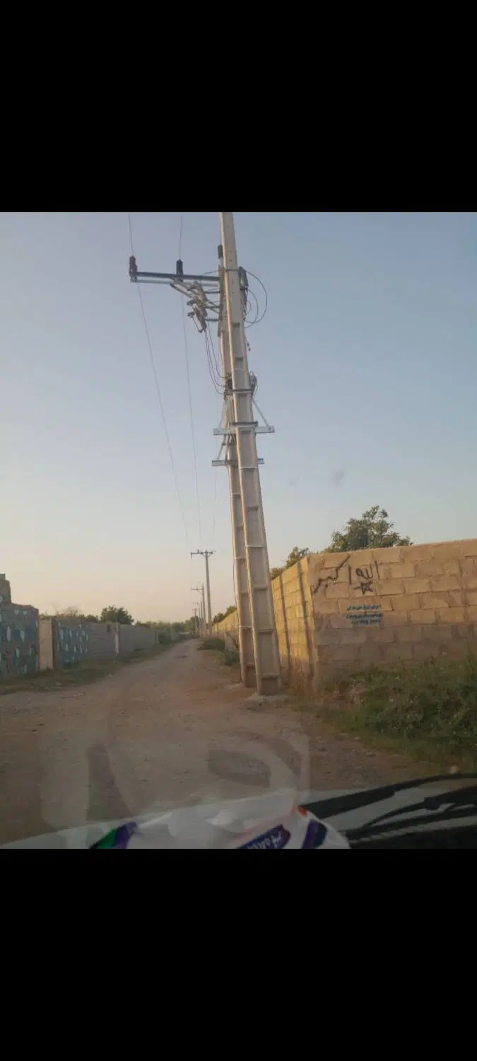 زمین باغ دزفول شهرک پیروزی برق دار