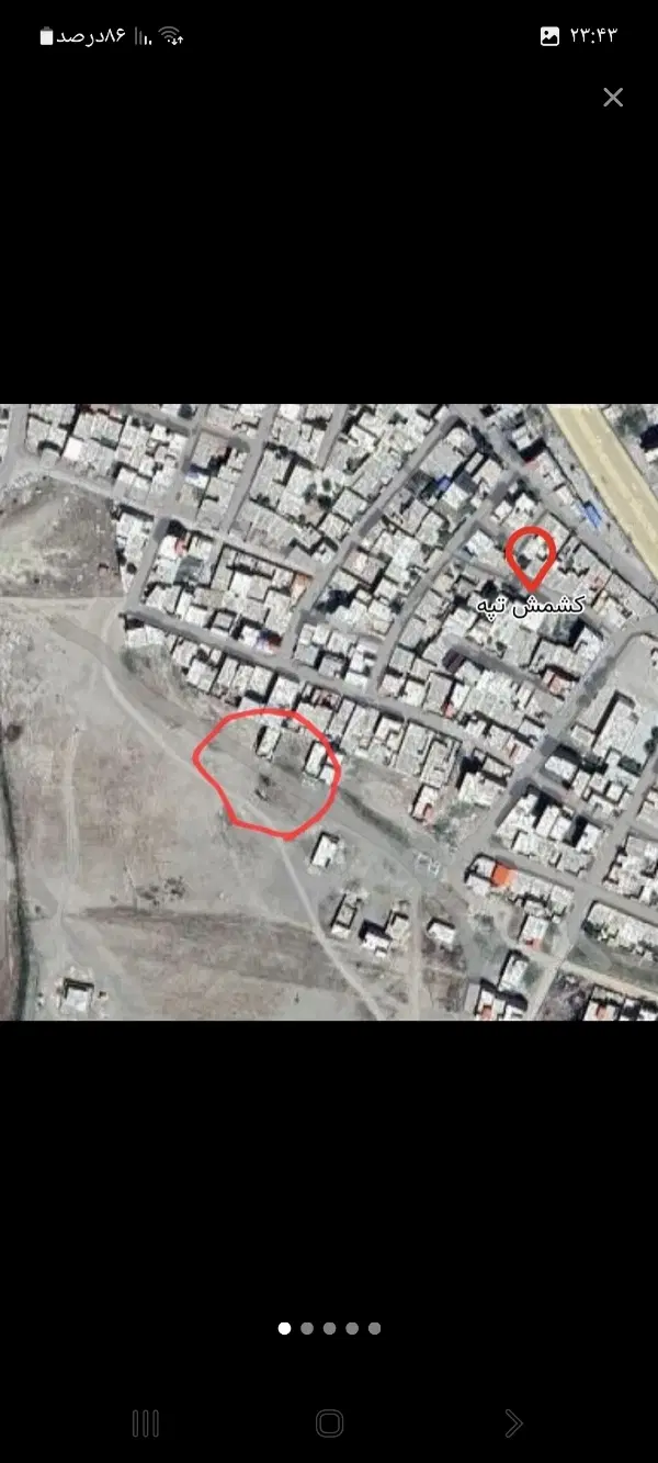 زمین در کشمش تپه
