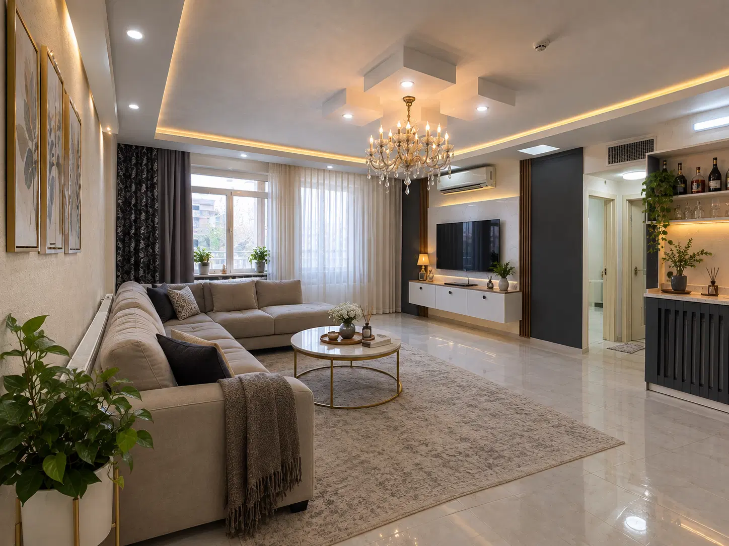 اپارتمان 100 متری شیک سند اماده