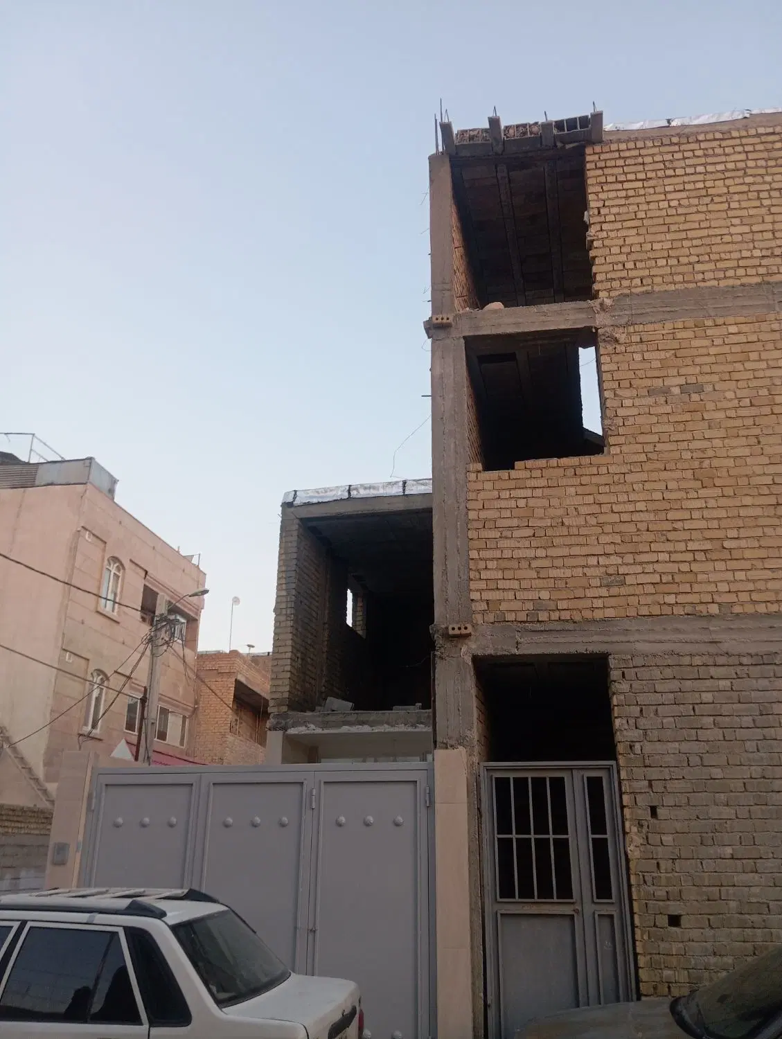فروش یا معاوضه اسکلت طبقه ۲ تموم کار