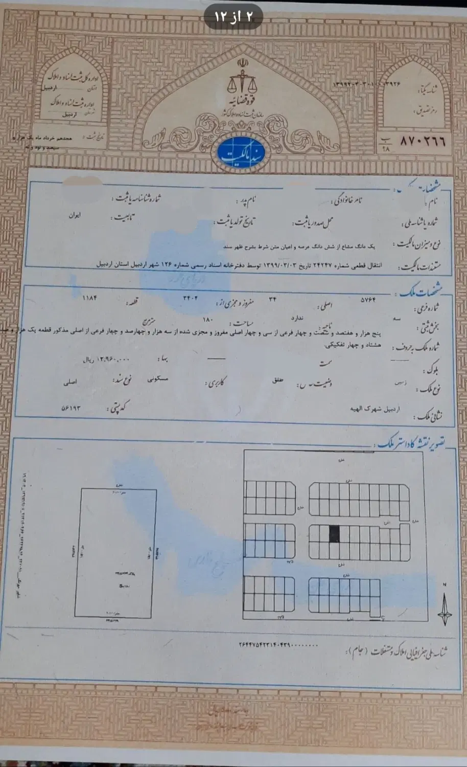 زمین الهیه ،یک ششم،یک نهم