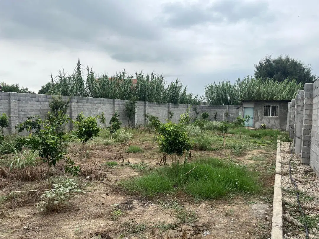 زمین با بنای احداثی