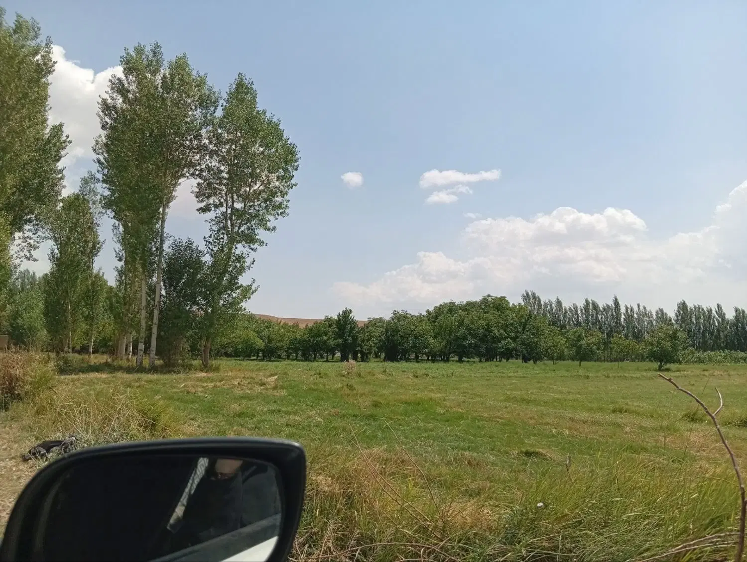 ۲۰۰۰ متر باغ میوه  داخل طرح امکان آب برق و گاز