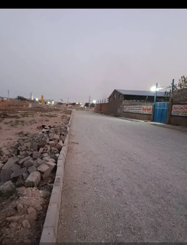 زمین در شهرک صنعتی سند دار با جواز دو نپش