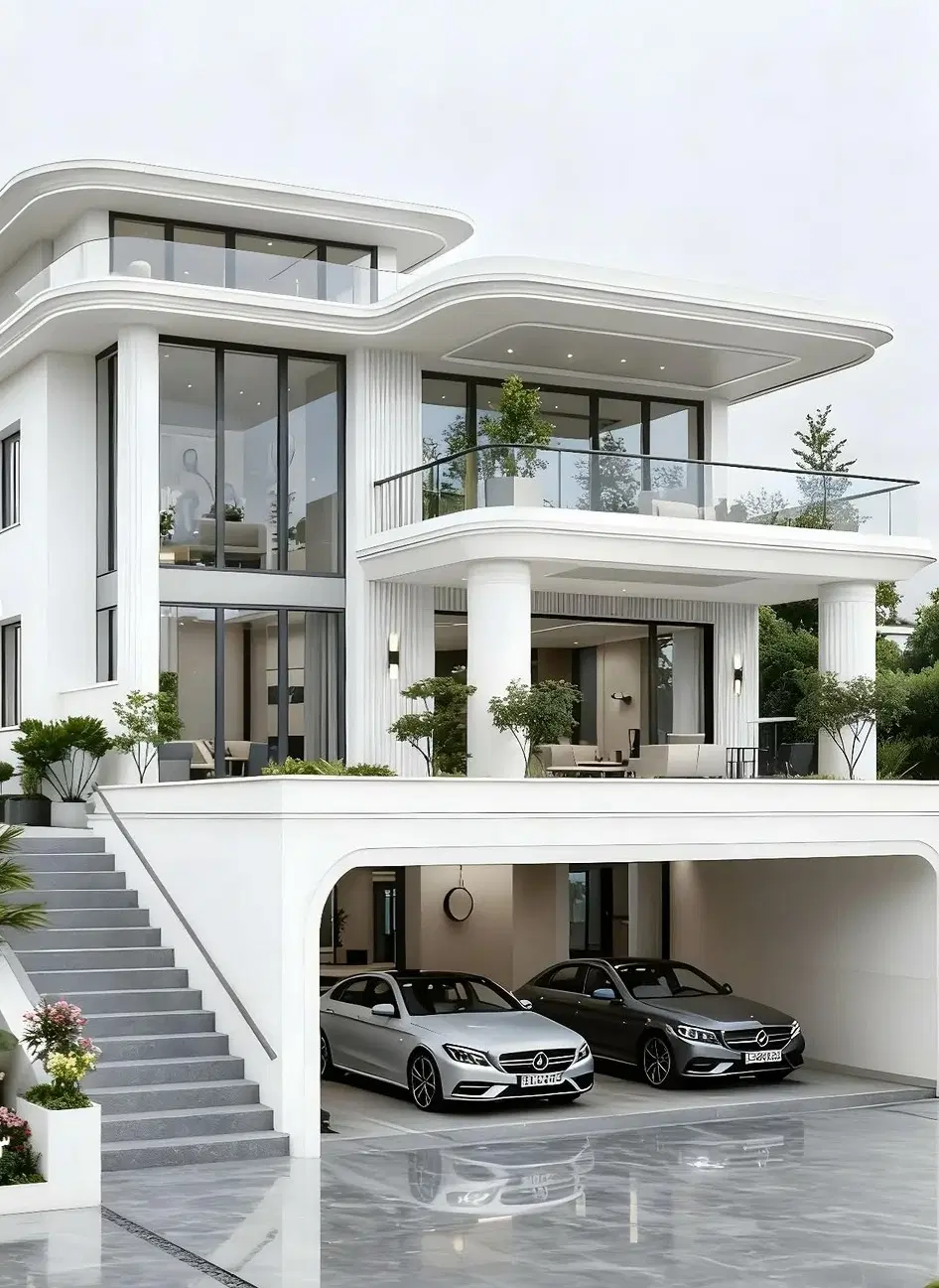 فروش ۳ ویلایی کنار هم باغ فیض