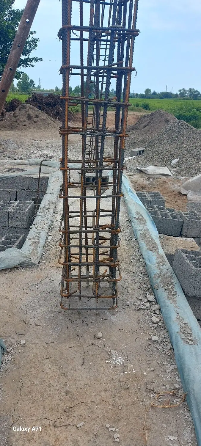 ۴۸۰ متر زمین مسکونی با پی و ستون