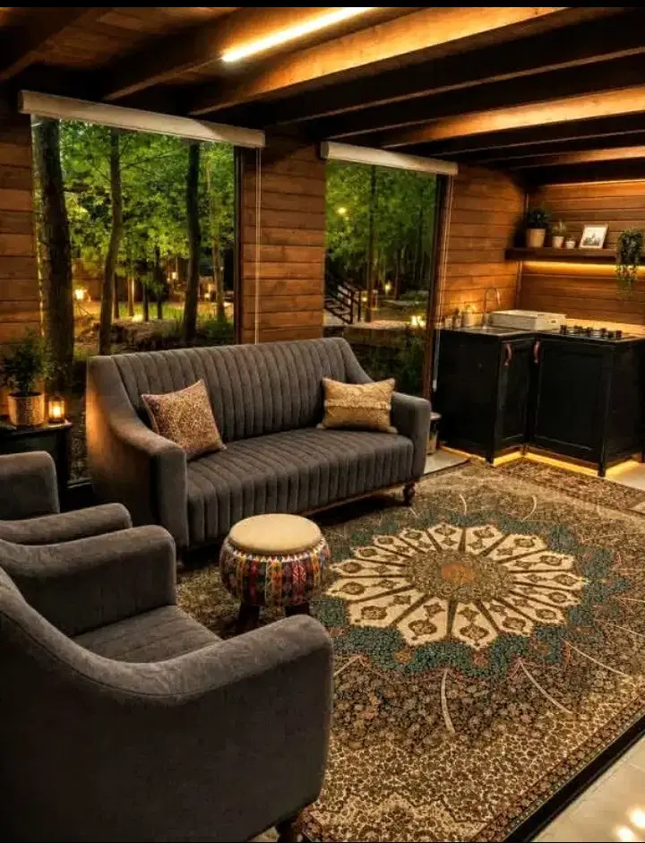 کلبه چوبی طبیعت محور