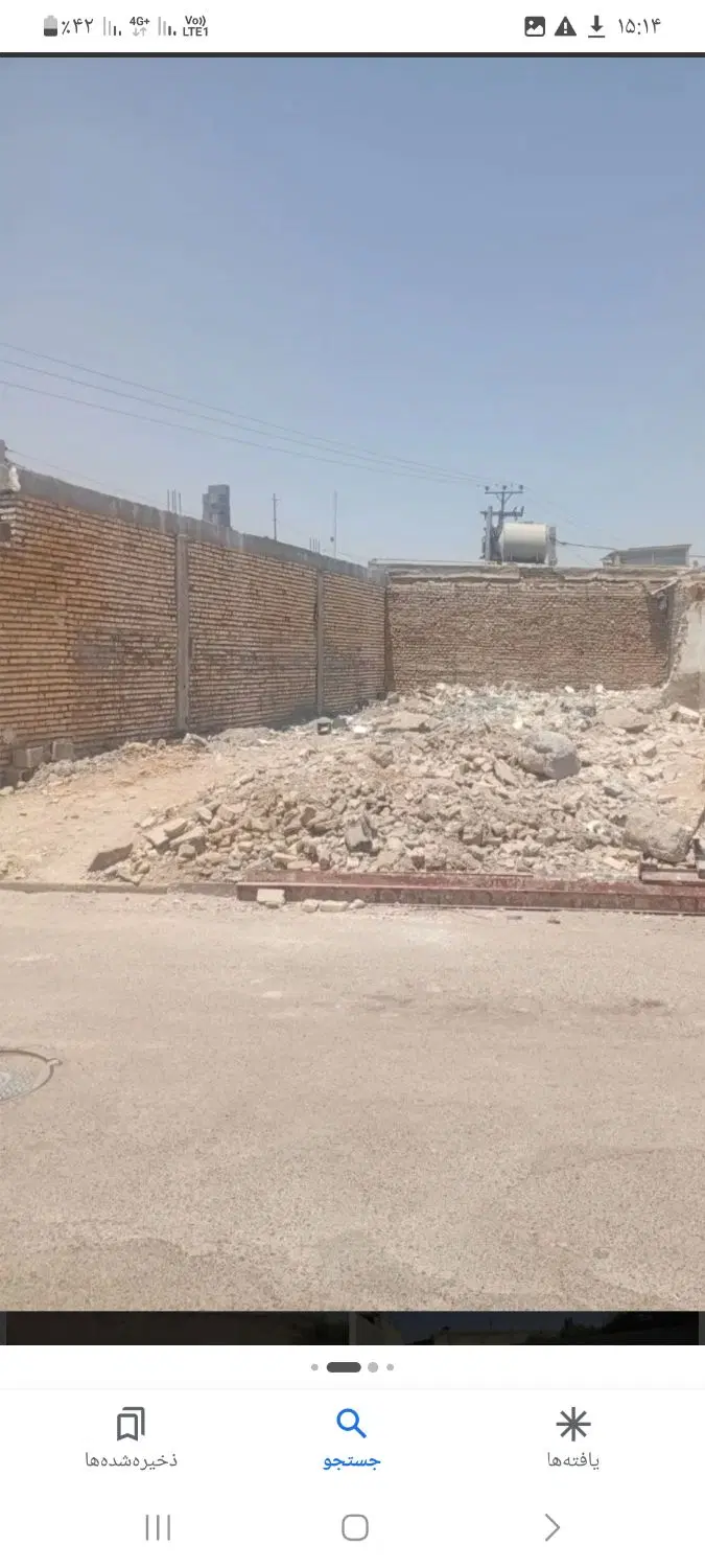 زمین تفکیک شهرداری پارک خطی ستایش ۷