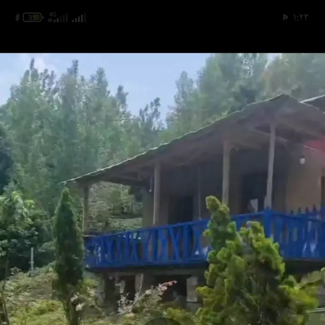 زمین هزار متری با خونه قدیمی جای دنج عالی