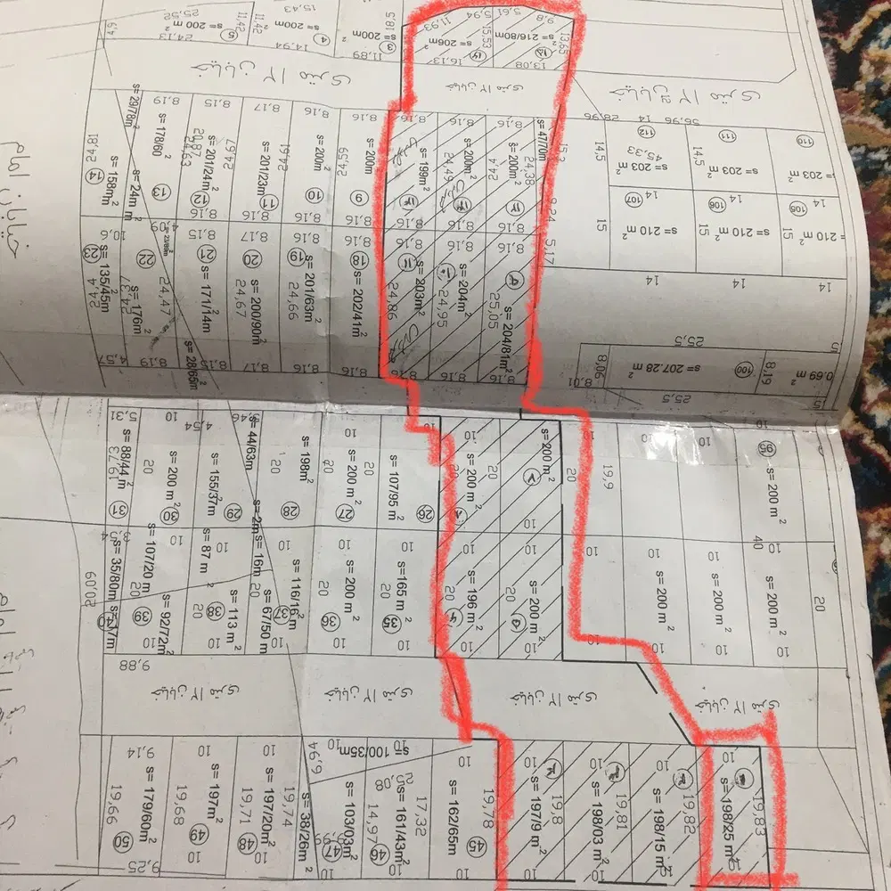زمین تجاری بلوار شهید دامغانی صد متر