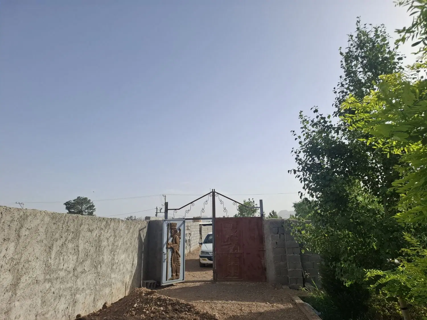 هزاروسی مترباغ چهاردیواری بدون ساخت
