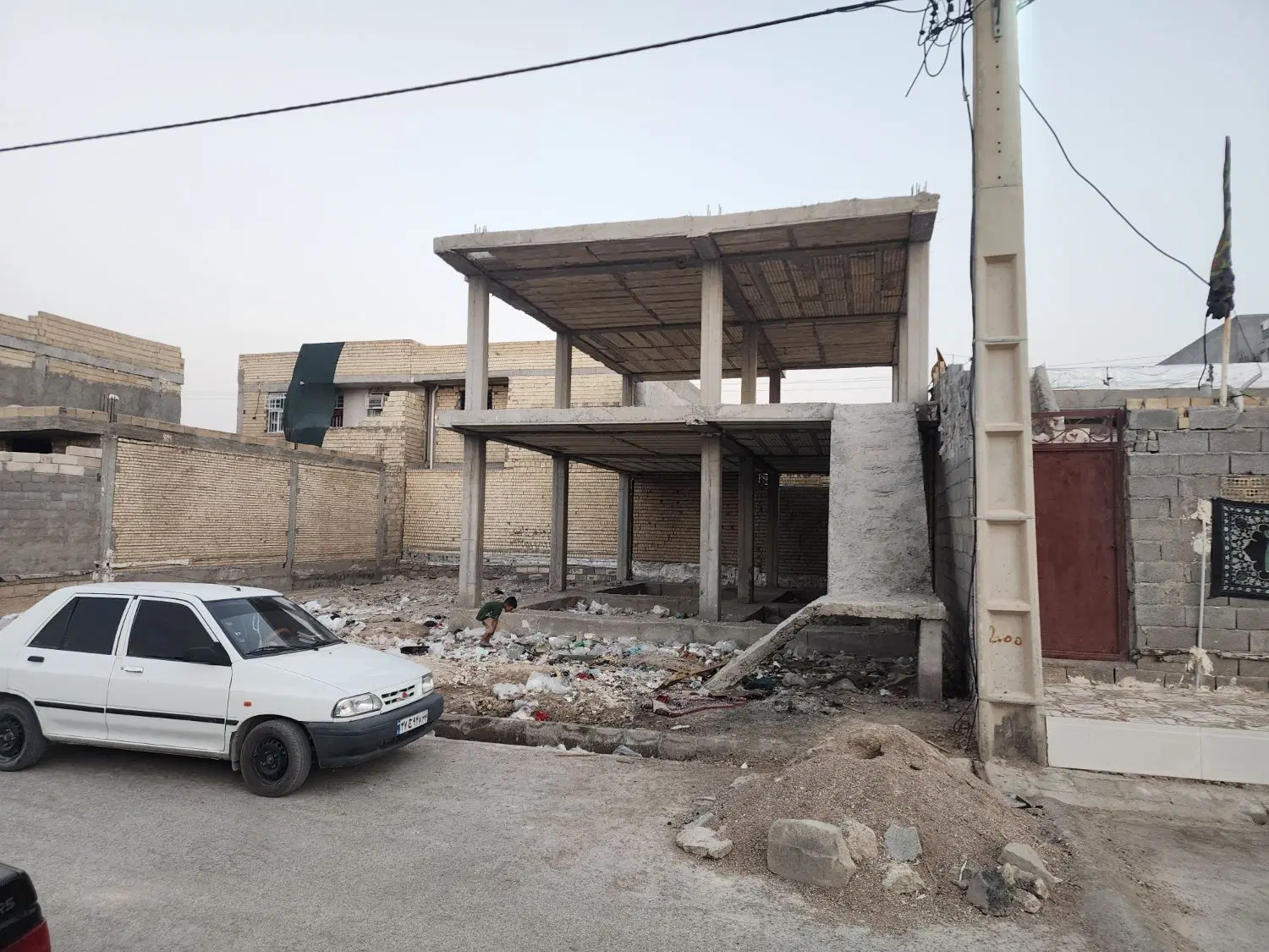 زمین کوی کوثر دو طبقه