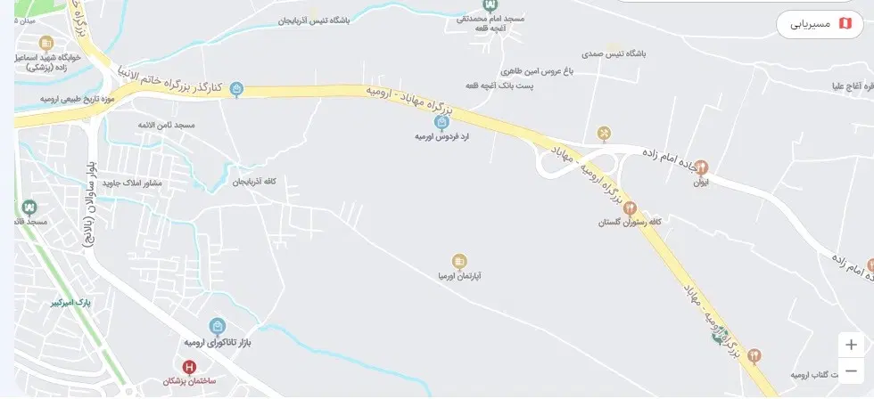زمین ارزان جهت کارگاه یا مغازه در بر جاده امامزاده