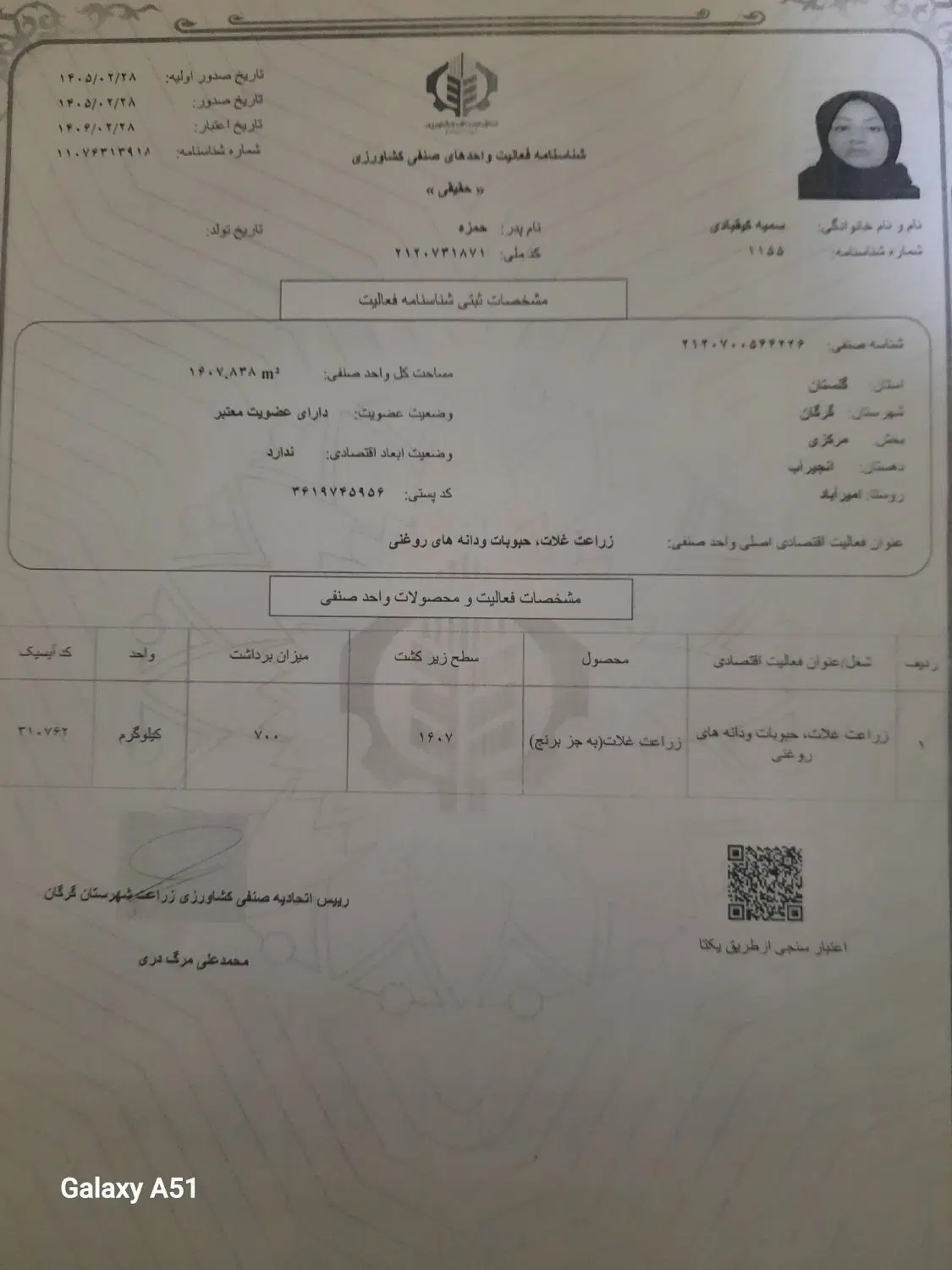 زمین کشاورزی باغی آبی
