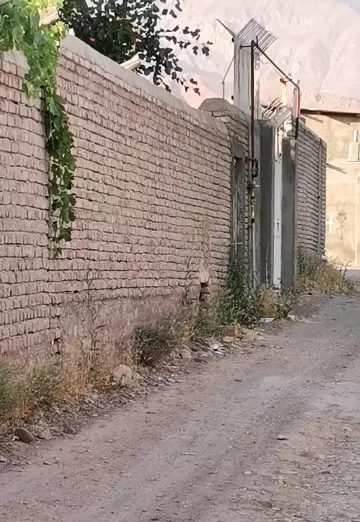 باغ دور دیوار در جاده باغرود